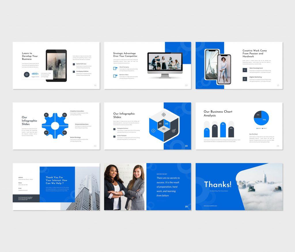 Premast | Endeavor – Business Agency Google Slides Template