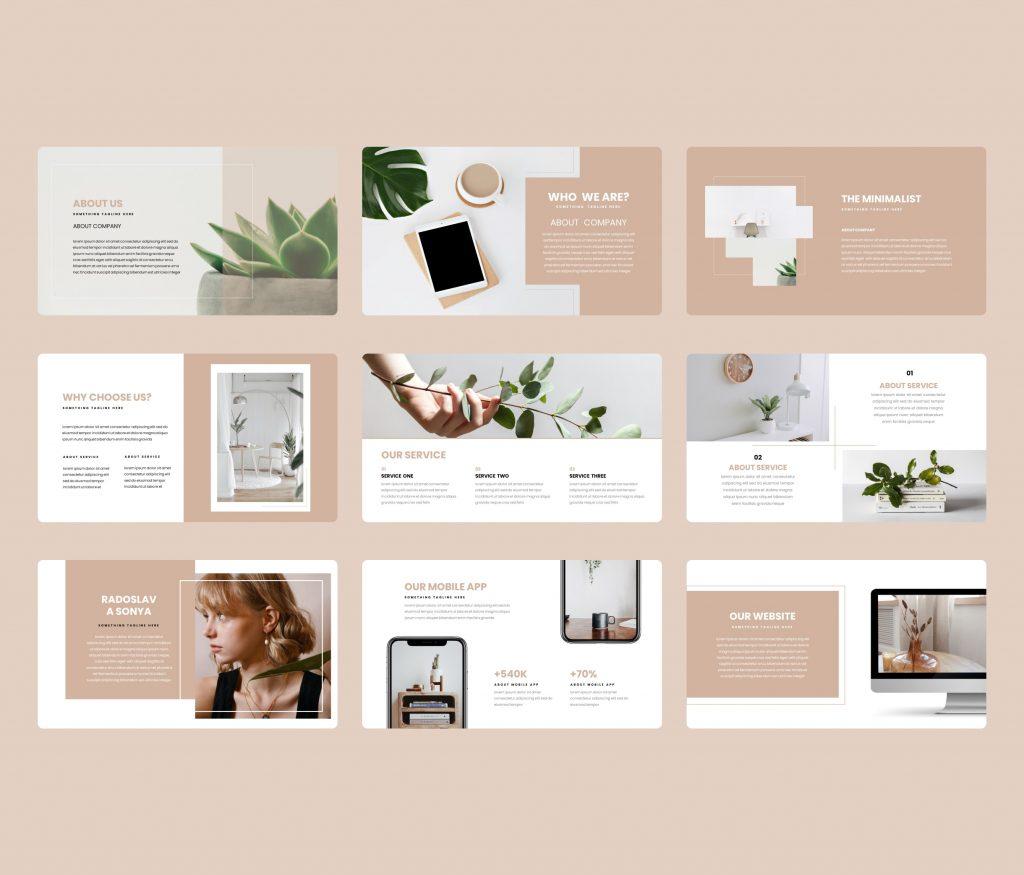 N O Y A – Minimal business PowerPoint Template