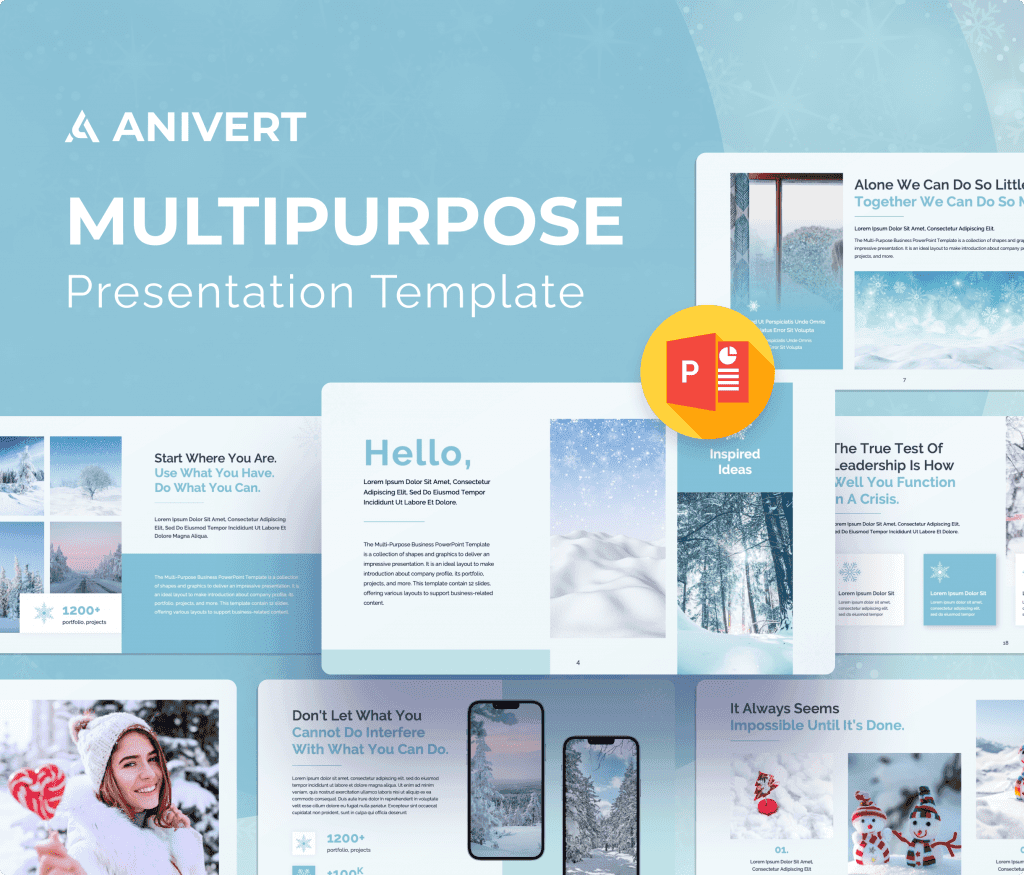 Anivert - Multipurpose PowerPoint Presentation Template