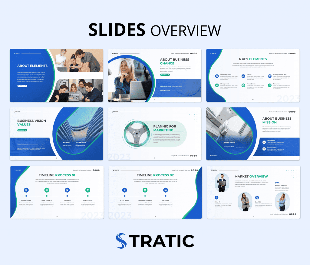 Stratic - Business Strategy PowerPoint Presentation Template