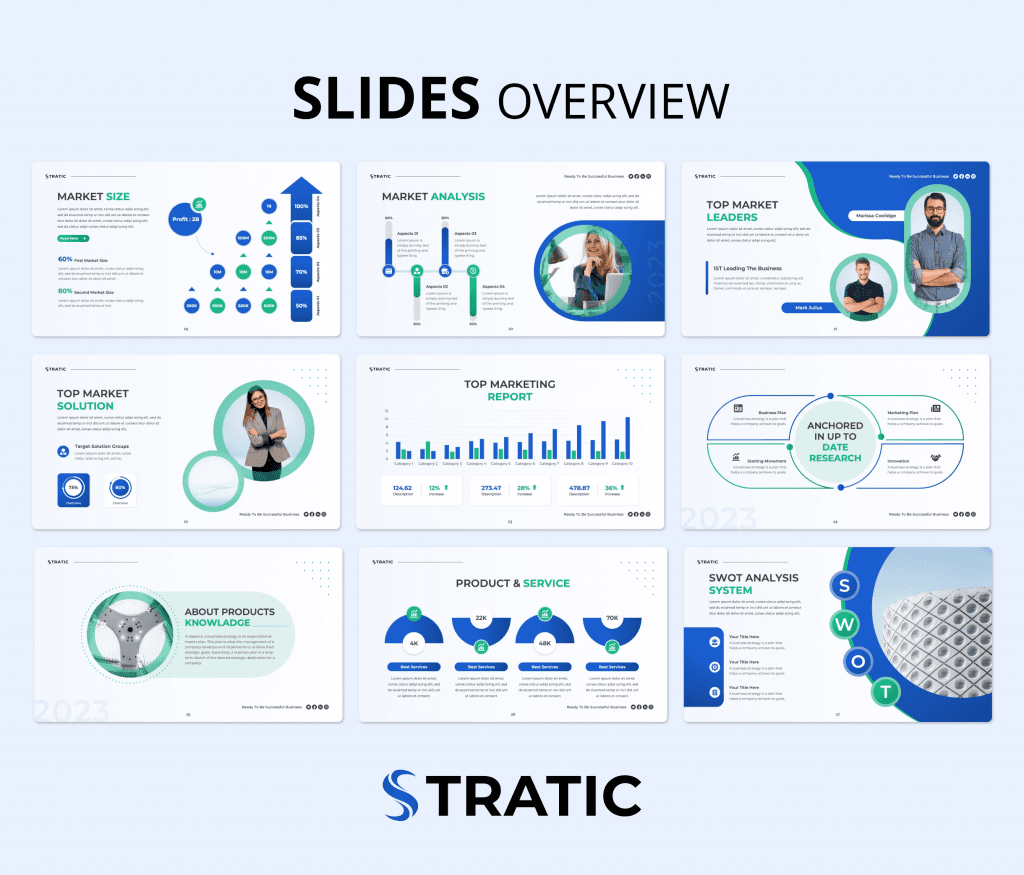 Stratic - Business Strategy PowerPoint Presentation Template