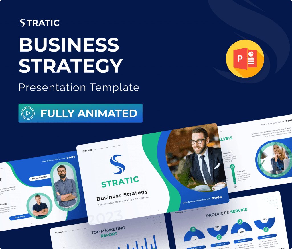 Stratic - Business Strategy PowerPoint Presentation Template