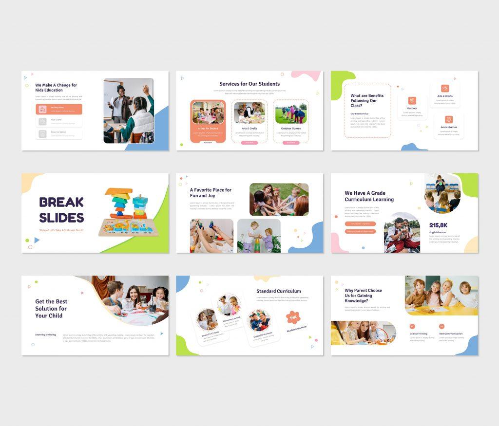 Kidda - Kids Education Google Slides Template