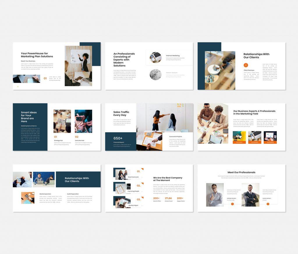 Credible - Marketing Plan  Presentation Template