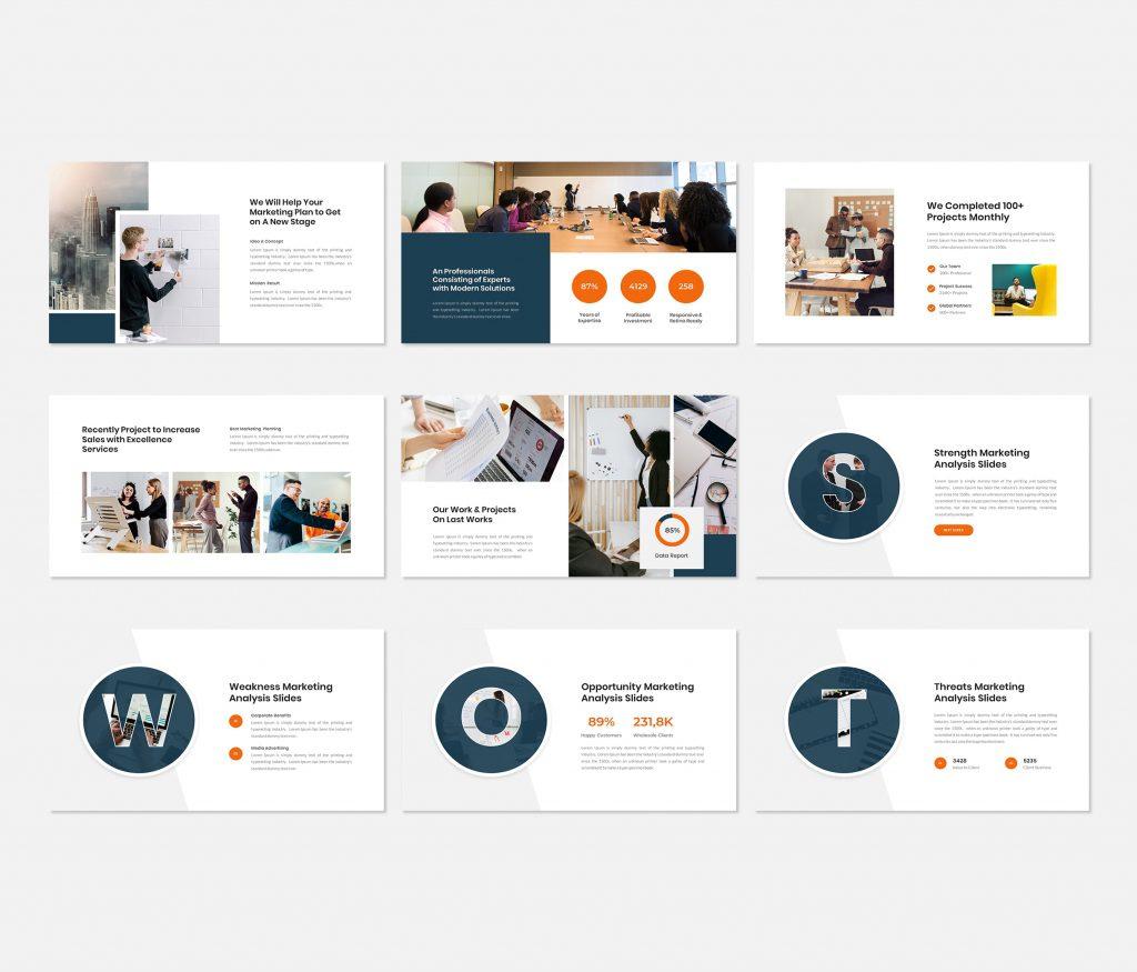 Credible - Marketing Plan  Presentation Template