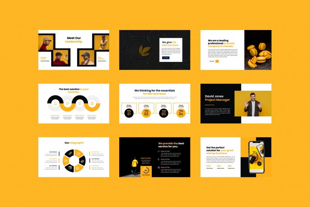 AURA-Company Business Presentation Template.