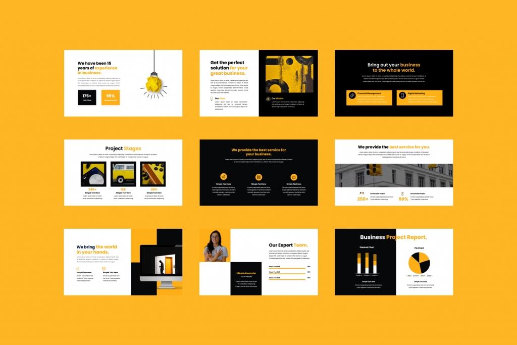 AURA-Company Business Presentation Template.