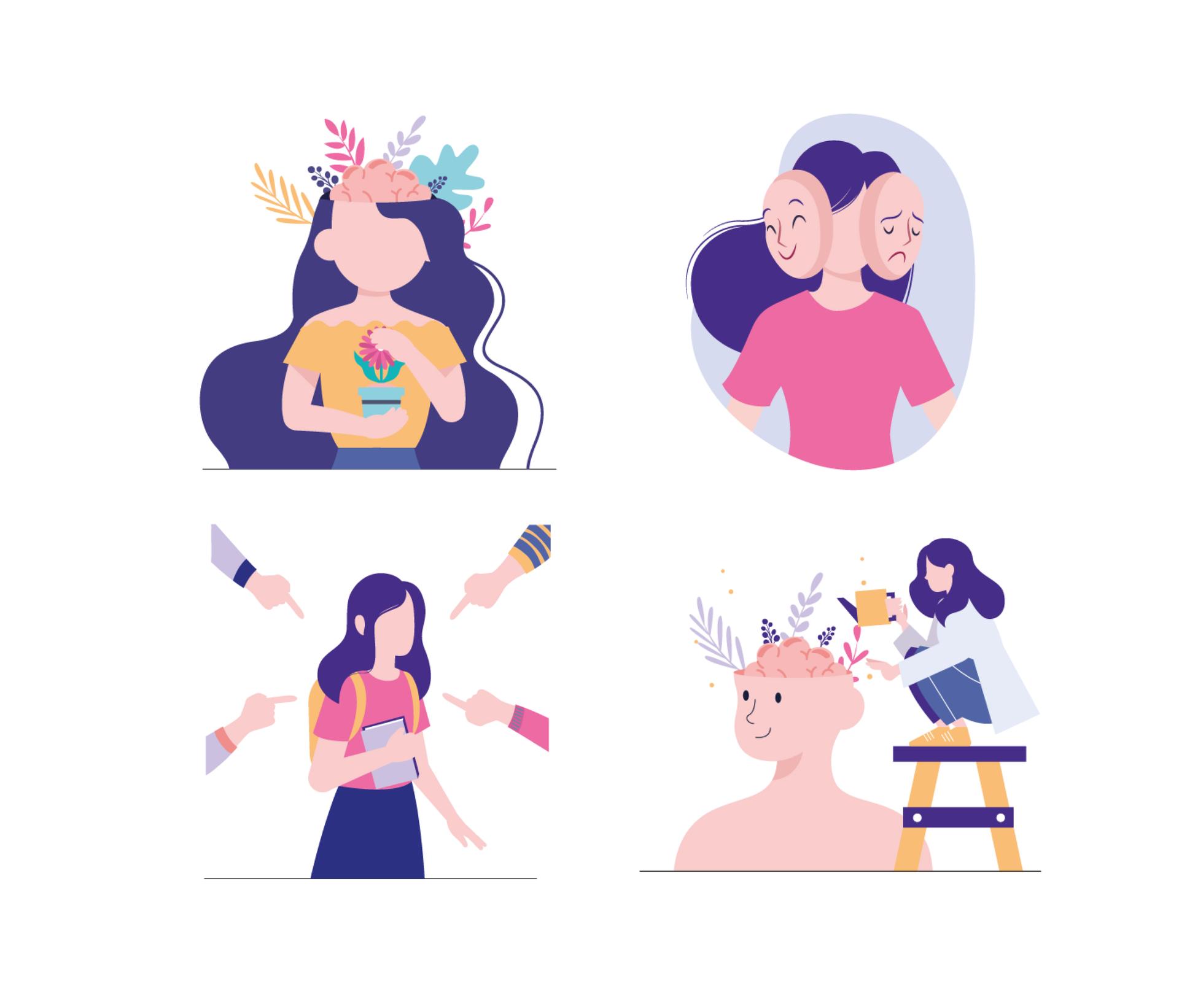 Mental Health Illustrations