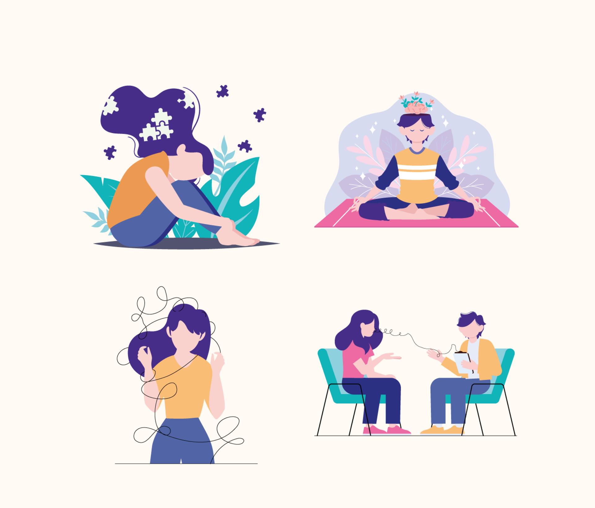 Mental Health Illustrations