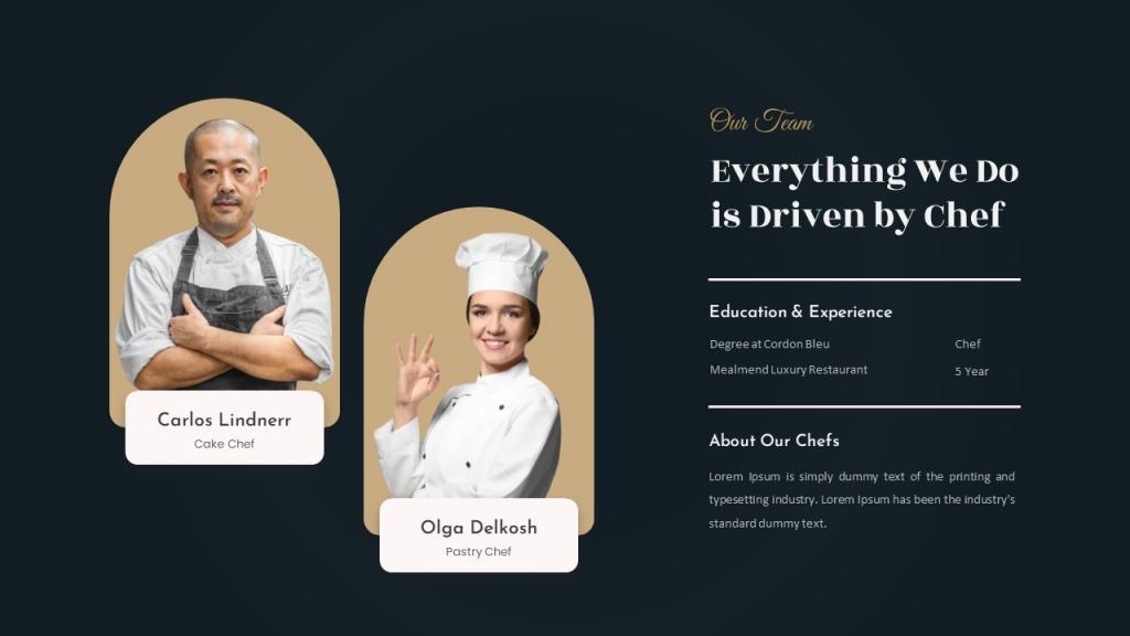 Luxury Food &amp; Restaurant Presentation (PowerPoint)