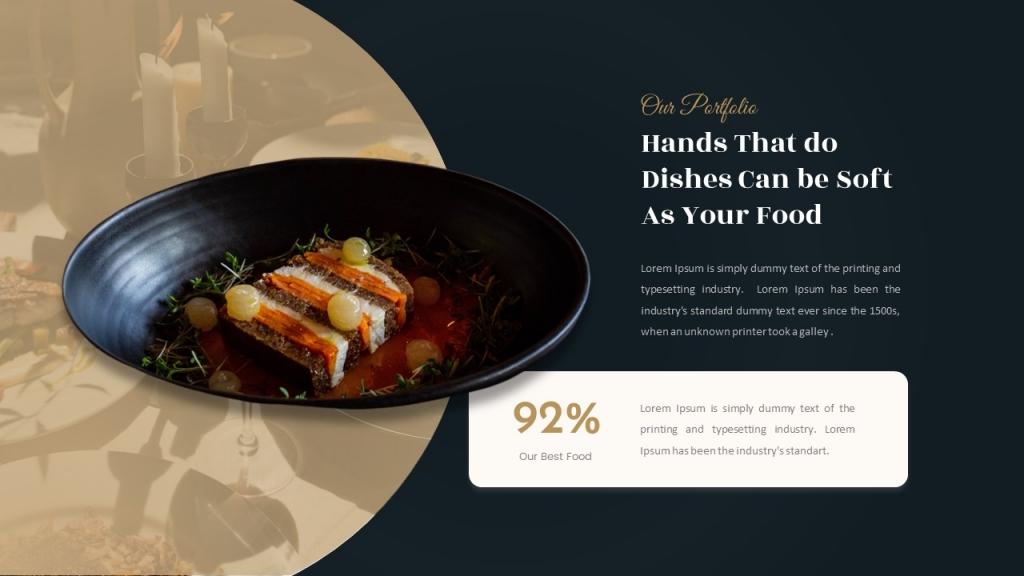 Luxury Food &amp; Restaurant Presentation (PowerPoint)