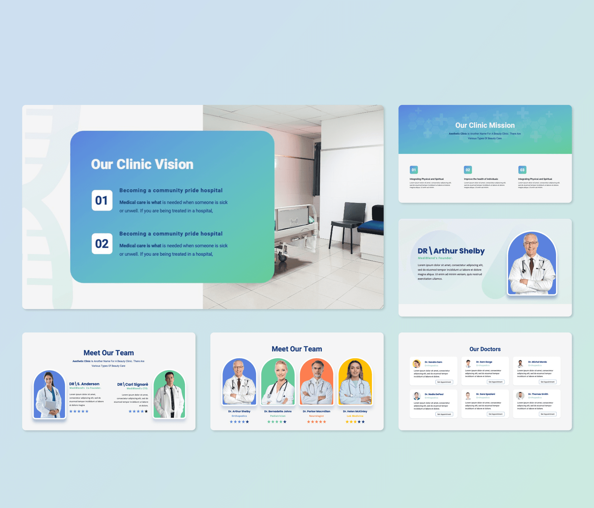 MediBlend - Medical Clinic PowerPoint Template