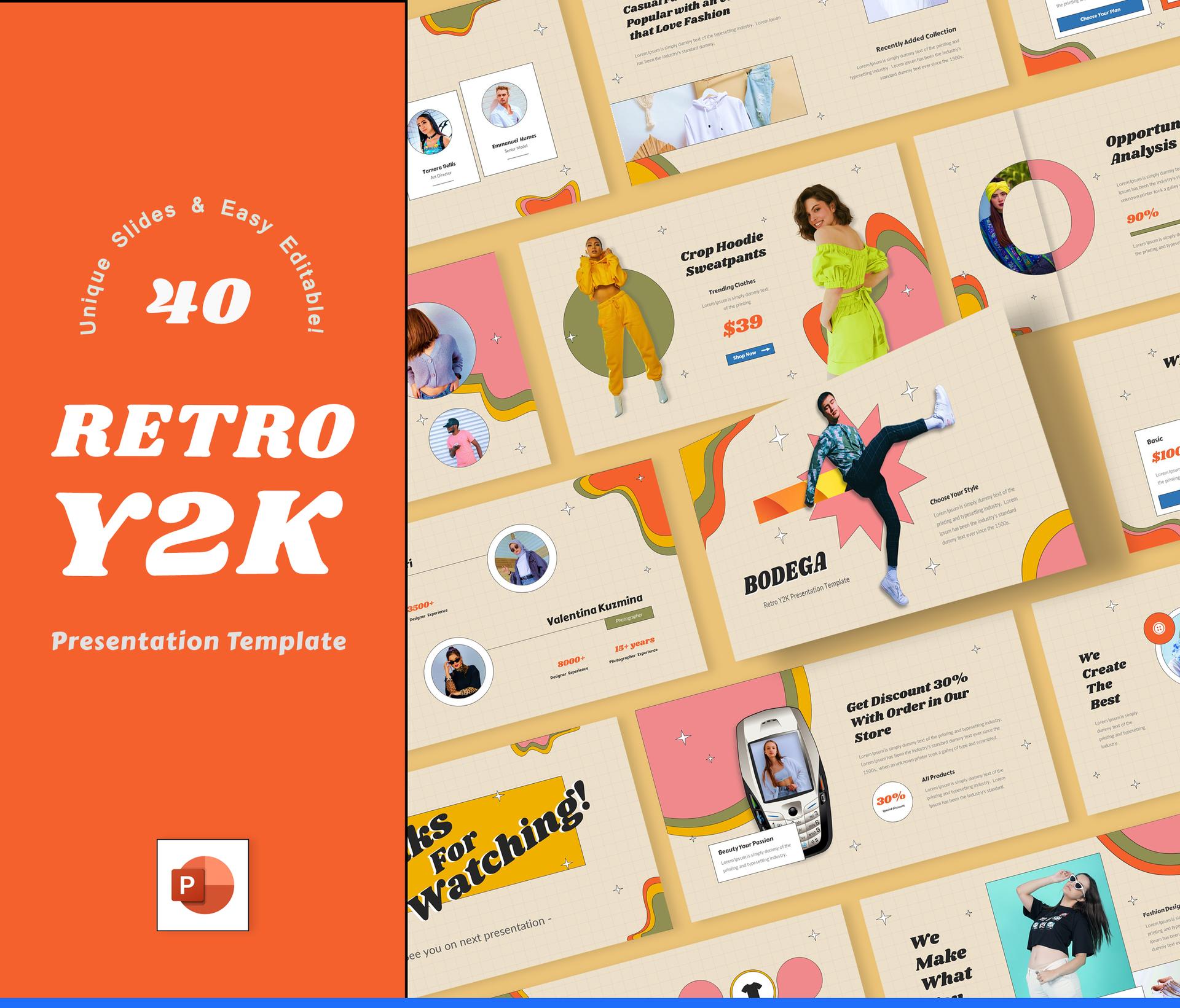 Bodega (Retro Y2K Presentation Template) - PowerPoint