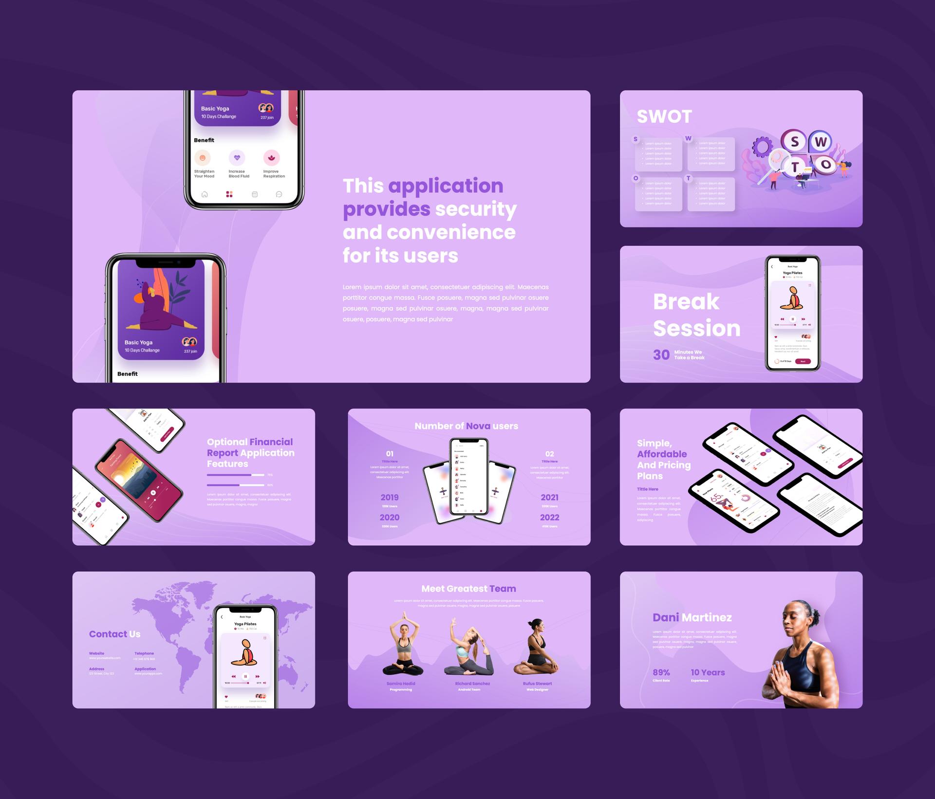 NOVA - Mobile App Presentation Template.