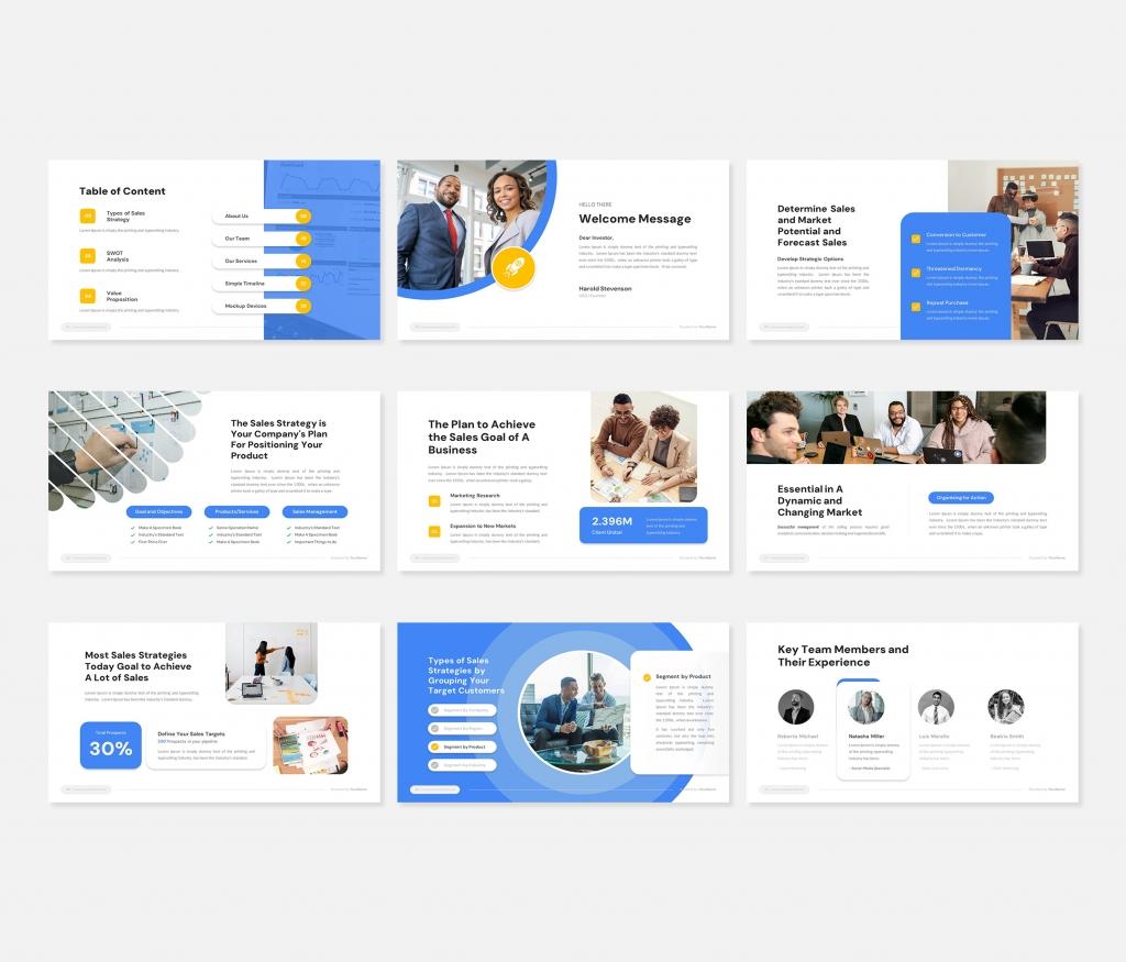 Premast | Salezo - Sales Strategy Google Slides Template