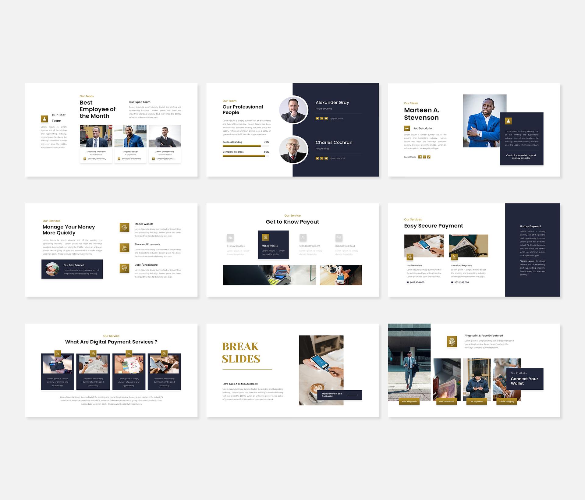 Pixipay (Digital Payment Presentation Template) -PowerPoint