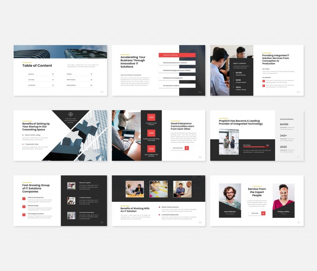 Pitch Deck PowerPoint Presentation template