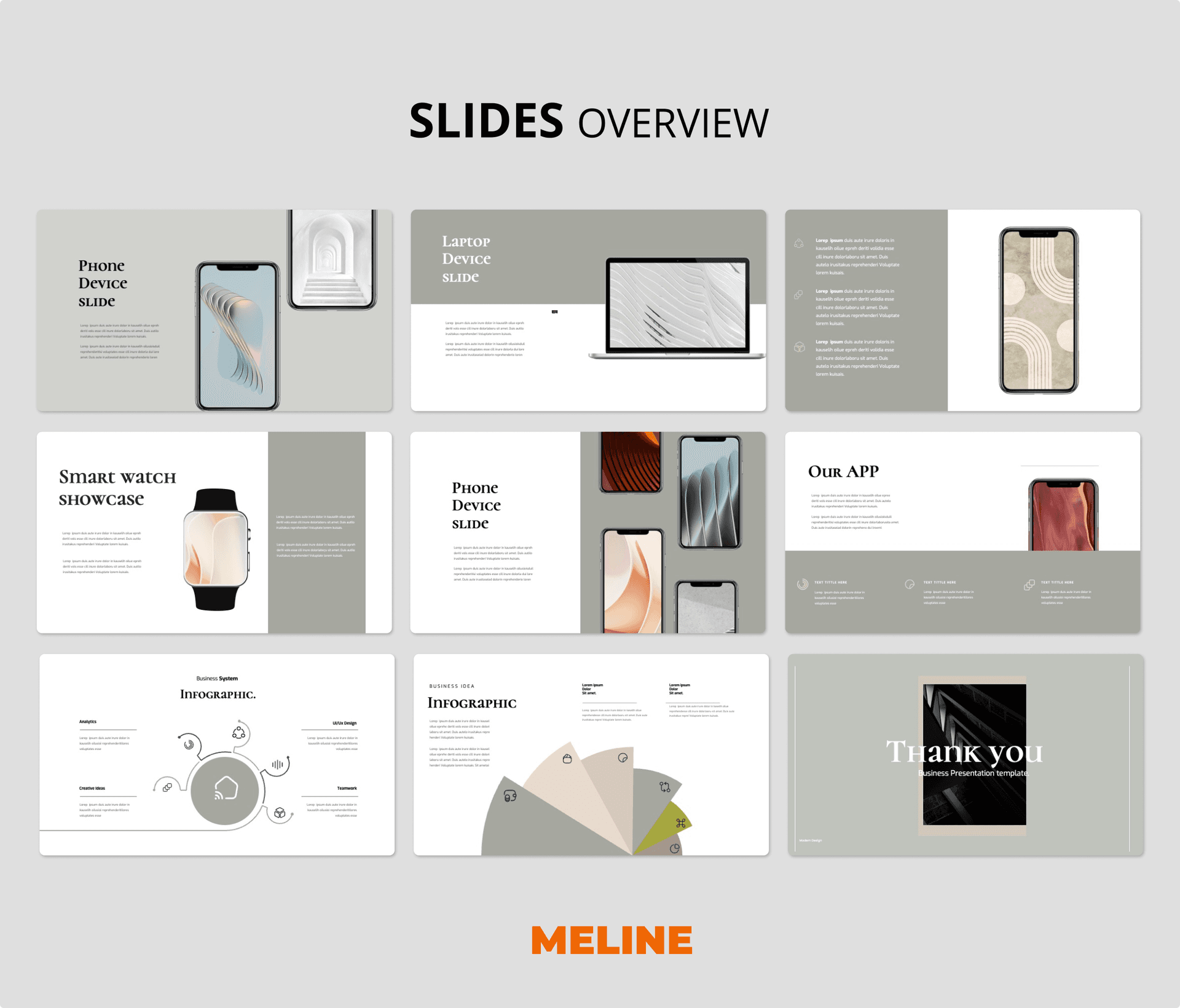 Meline -Company Profile Presentation Template.