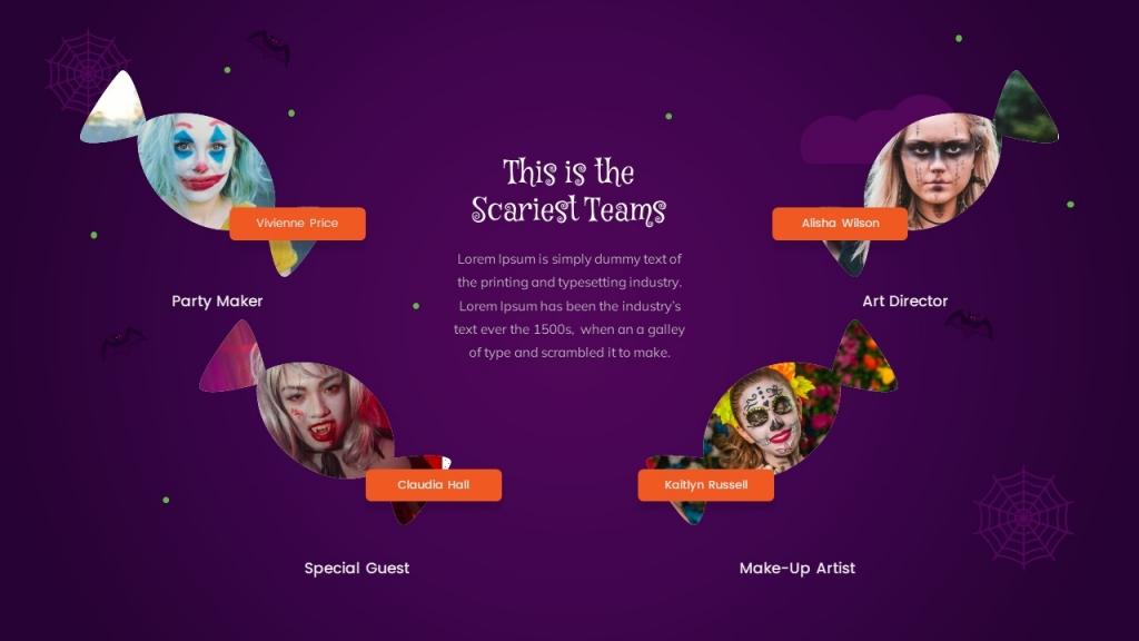 Halloween presentation Template (GoogleSlide)