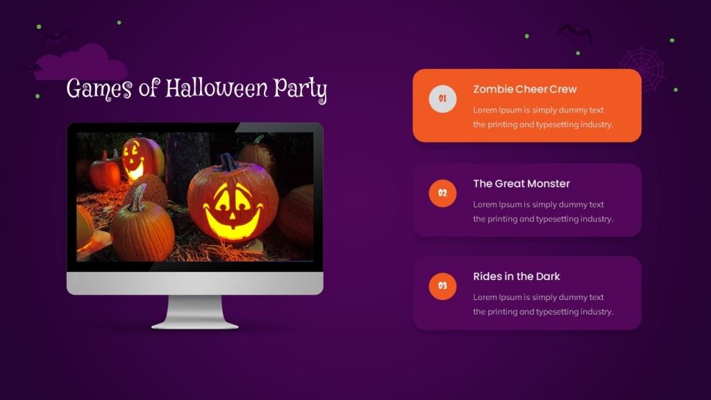 Halloween presentation Template (GoogleSlide)