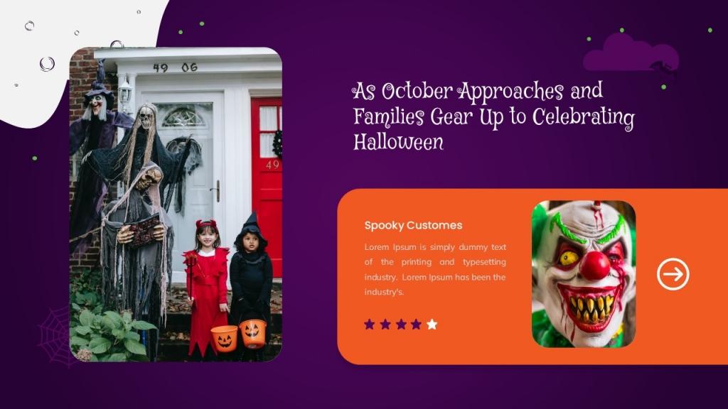 Halloween presentation Template (GoogleSlide)