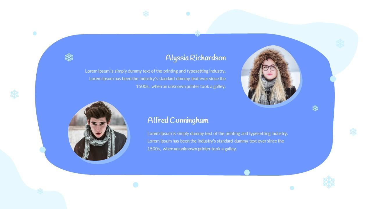 Glaciere Winter Themed Presentation googleSlide