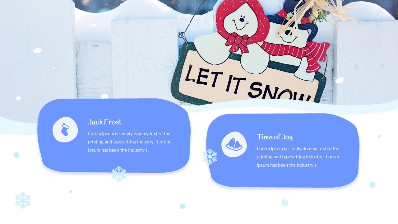 Glaciere Winter Themed Presentation PowerPoint