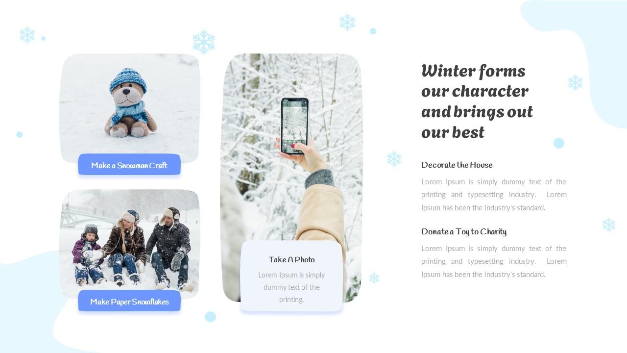 Glaciere Winter Themed Presentation googleSlide