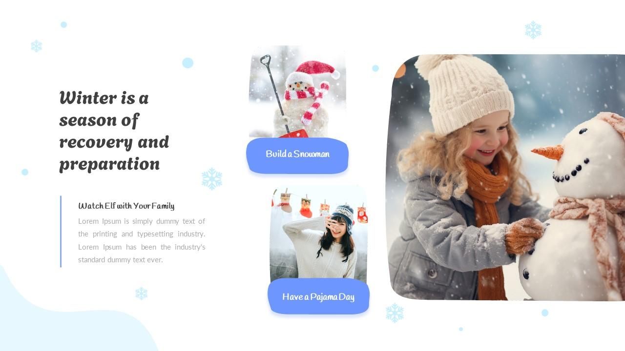 Glaciere Winter Themed Presentation PowerPoint