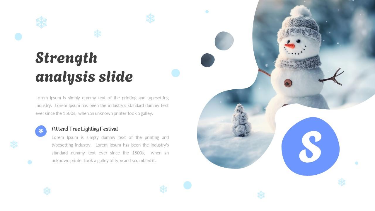 Glaciere Winter Themed Presentation PowerPoint