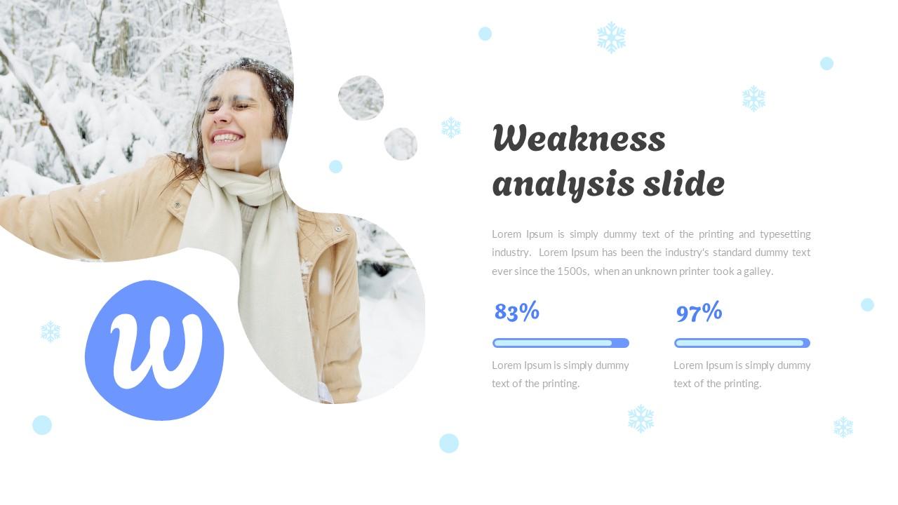 Glaciere Winter Themed Presentation PowerPoint