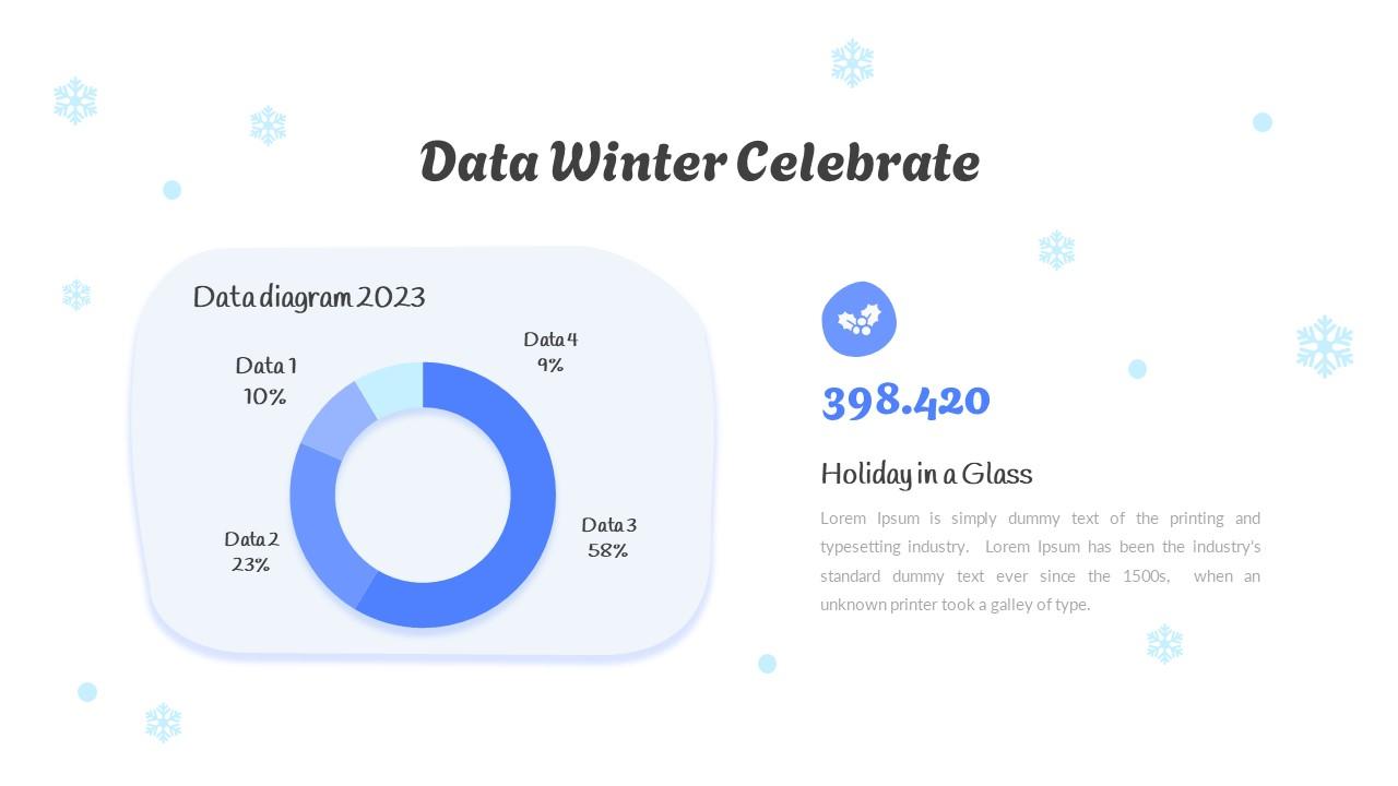 Glaciere Winter Themed Presentation PowerPoint