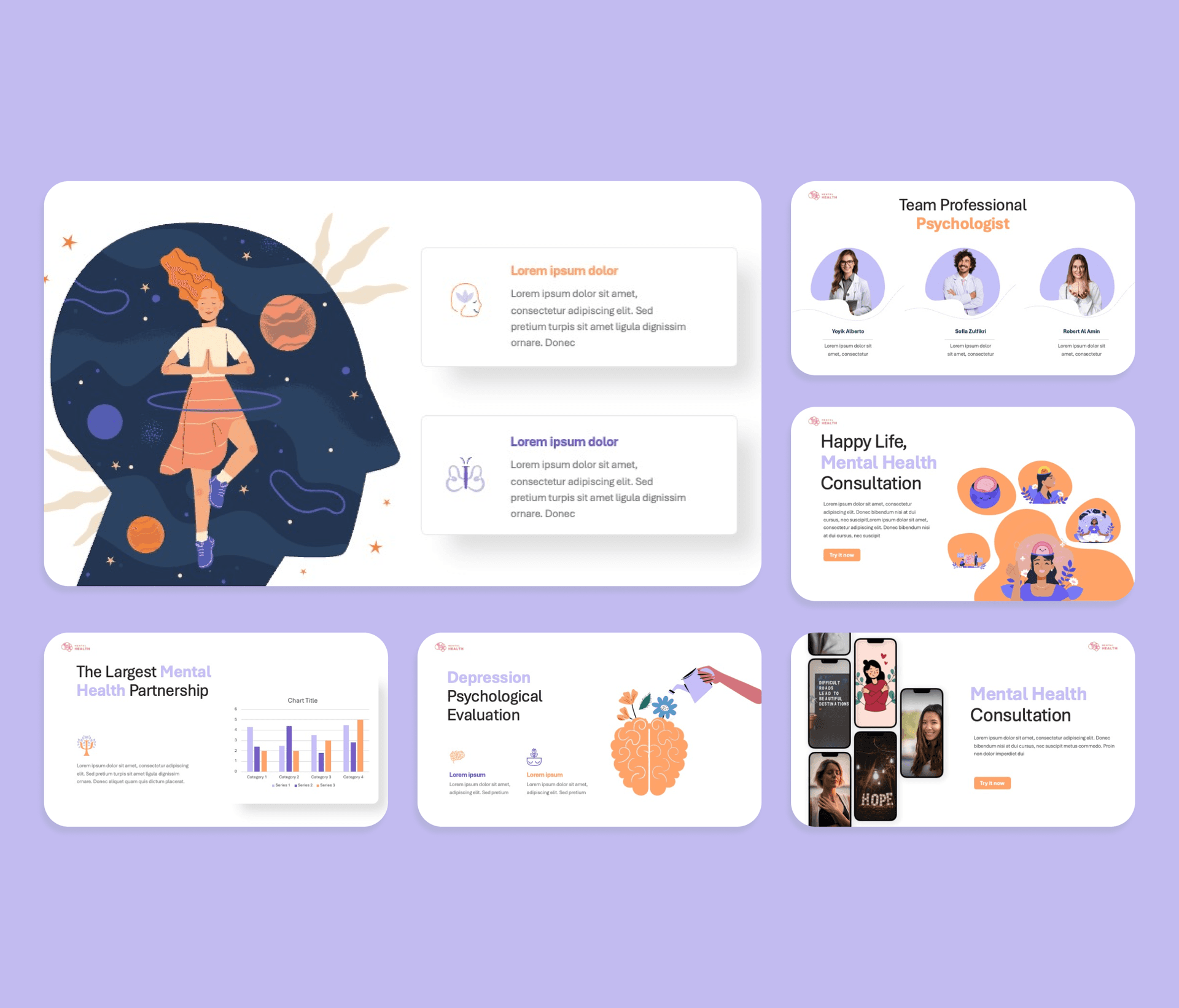 Premast Mental Health Powerpoint Presentation Template