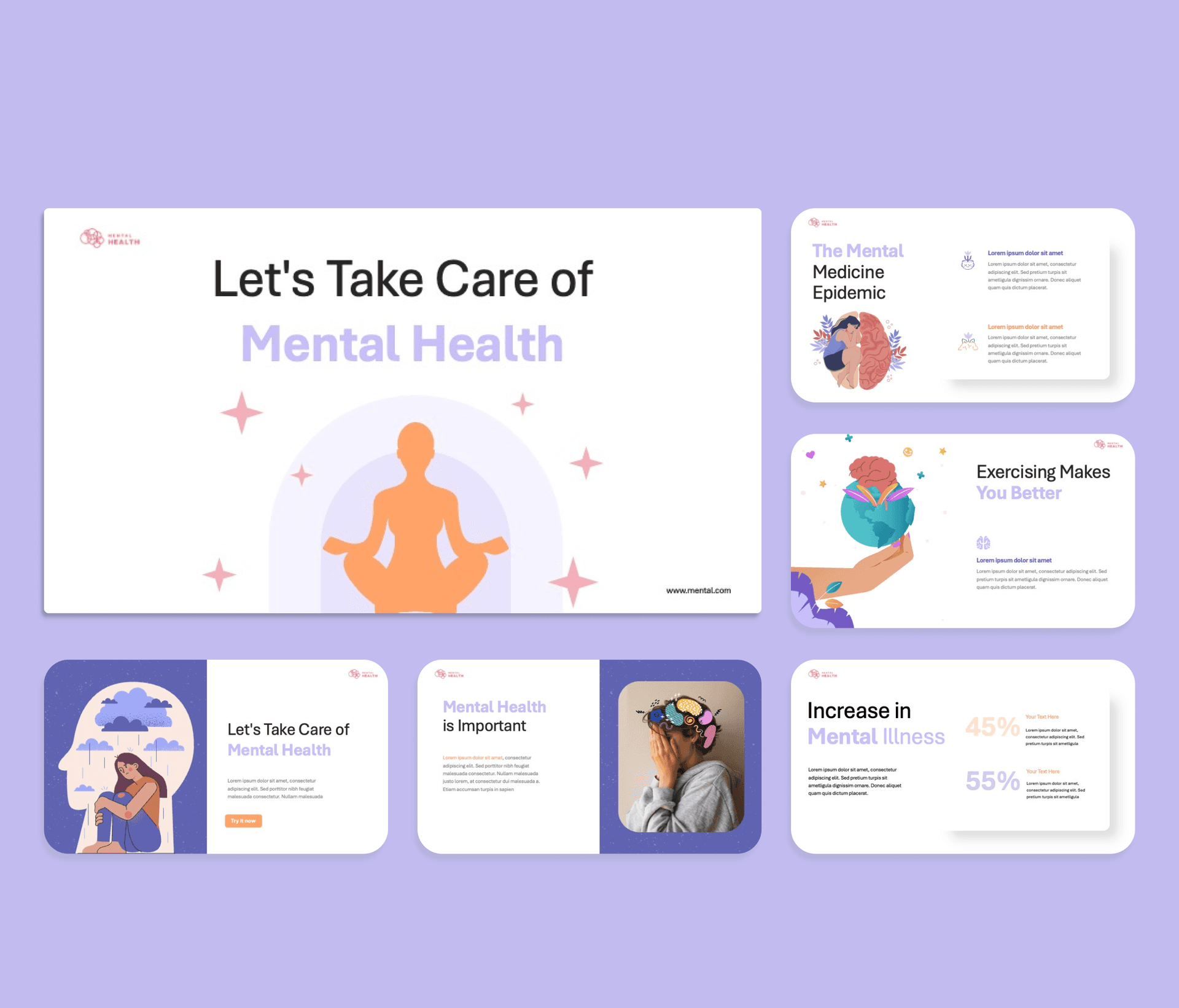 Mental Health - Powerpoint Presentation Template