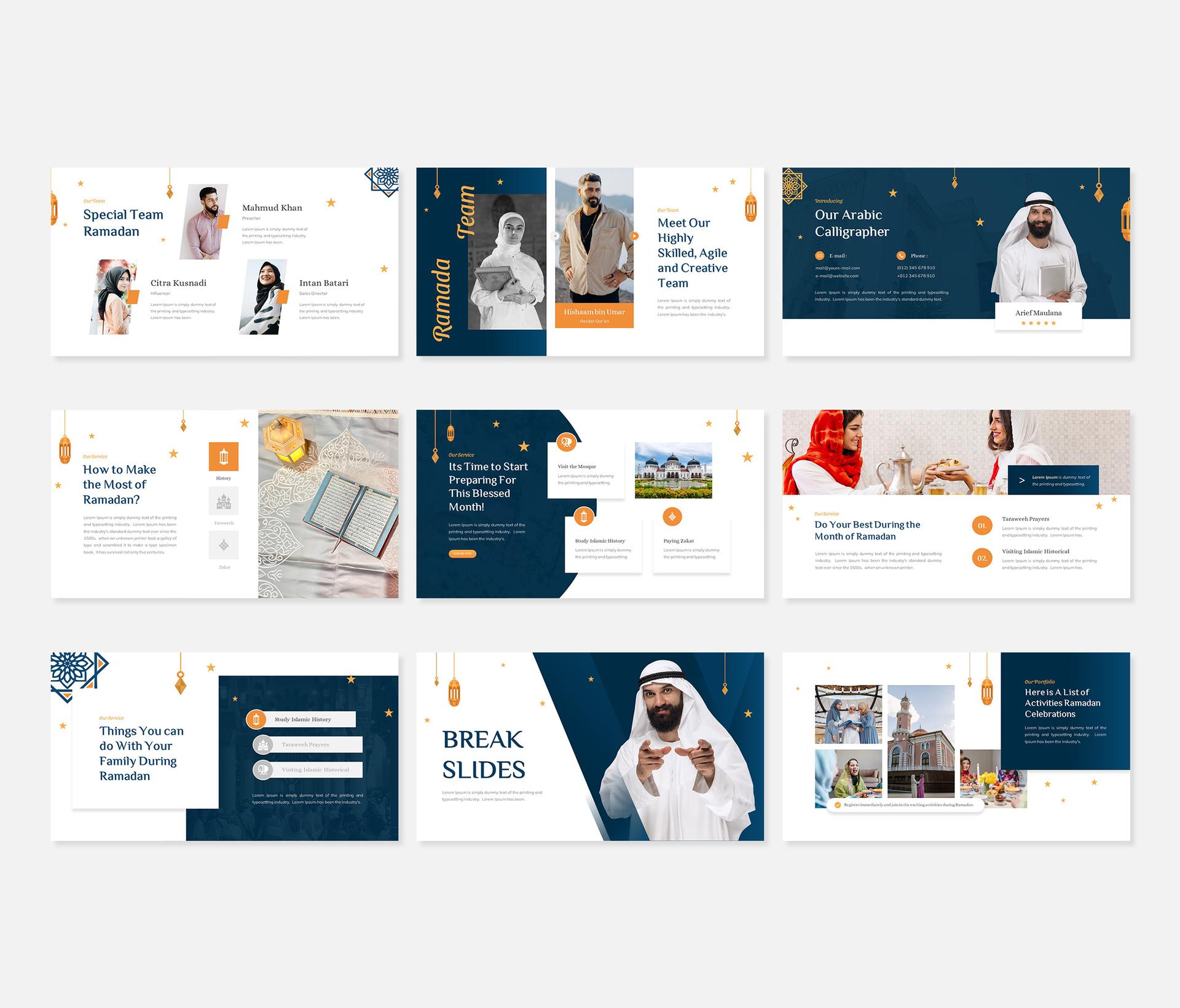 Ramadan Kareem Google Slides Template