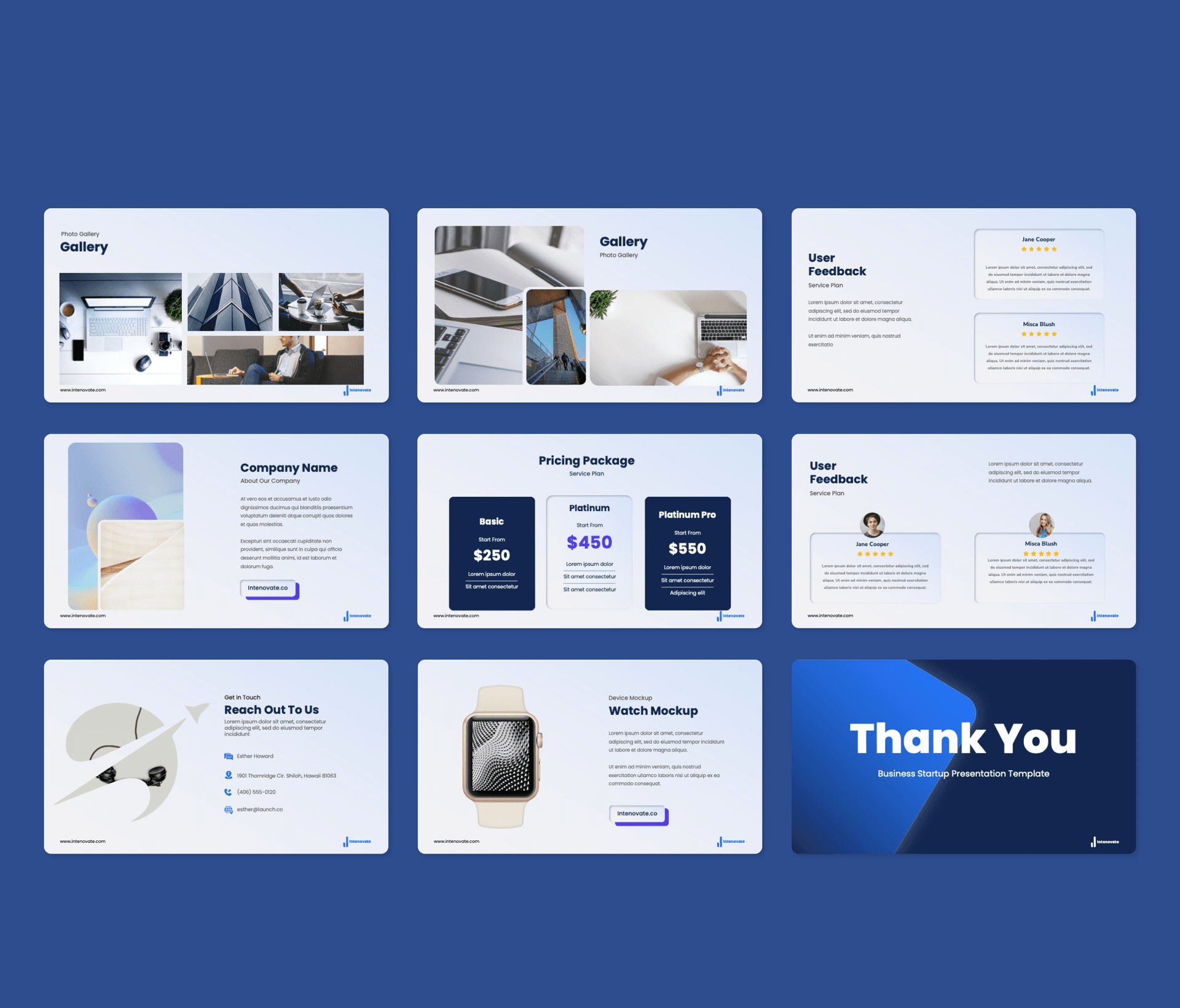 intenovate - Powerpoint presentation template