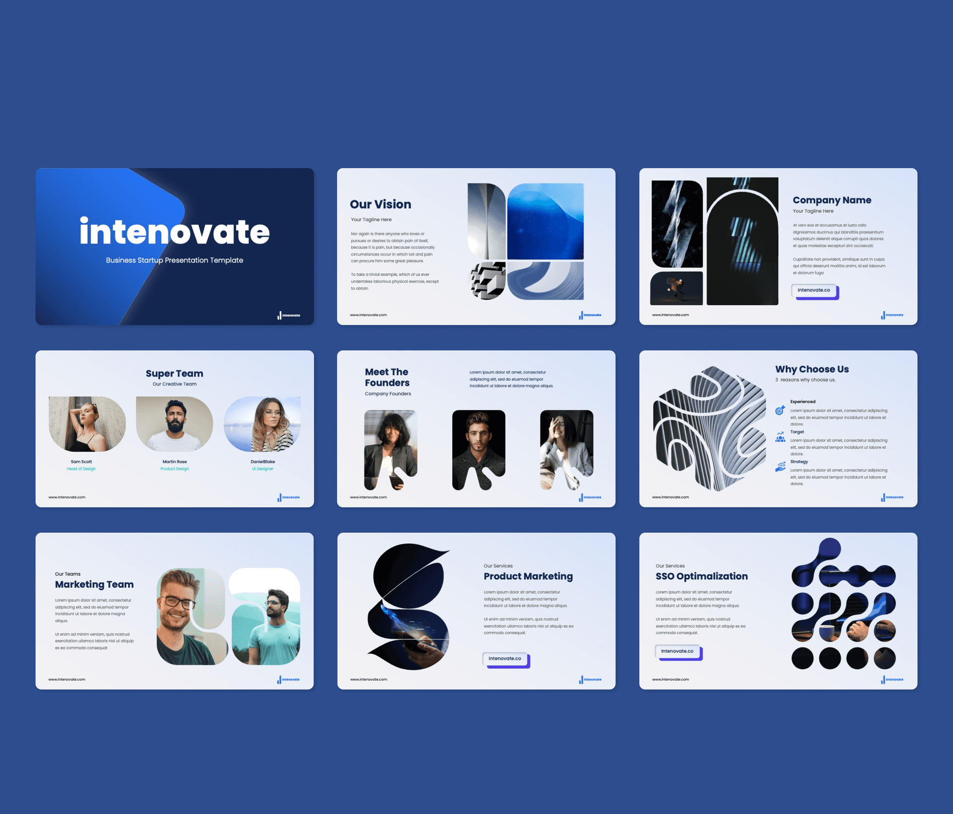 intenovate - Powerpoint presentation template