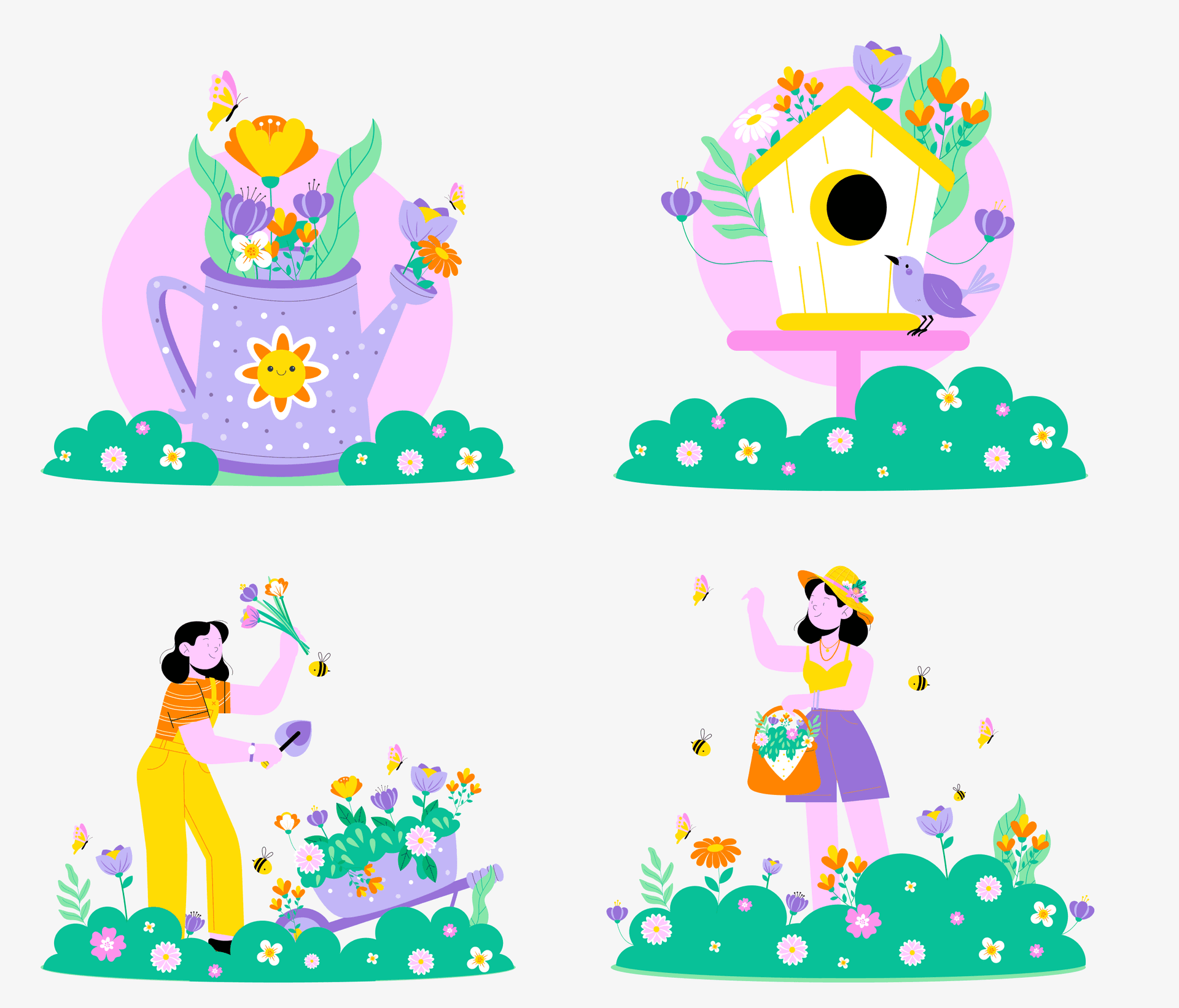 Spring Illustration pack