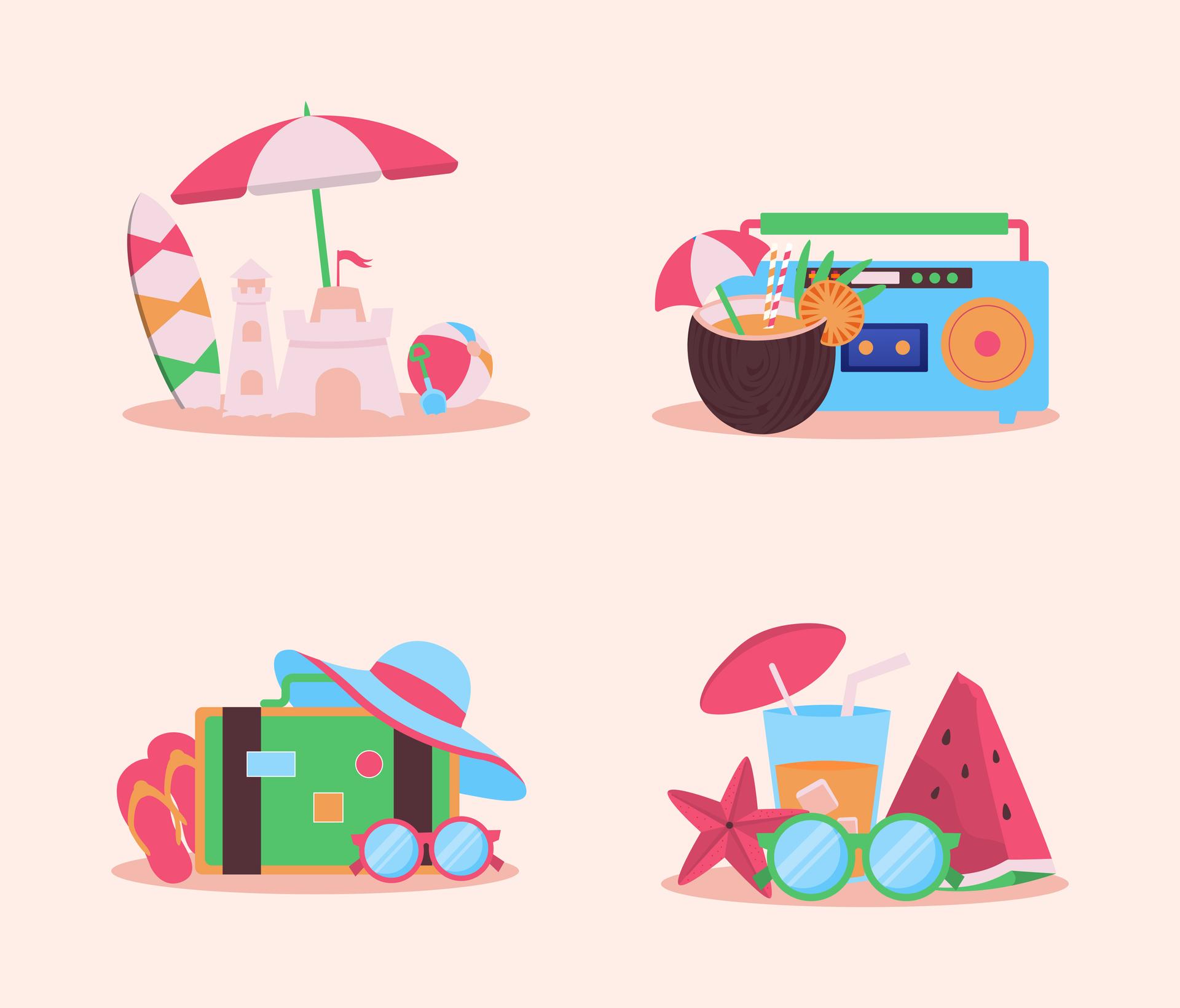 Summer Illustration Pack