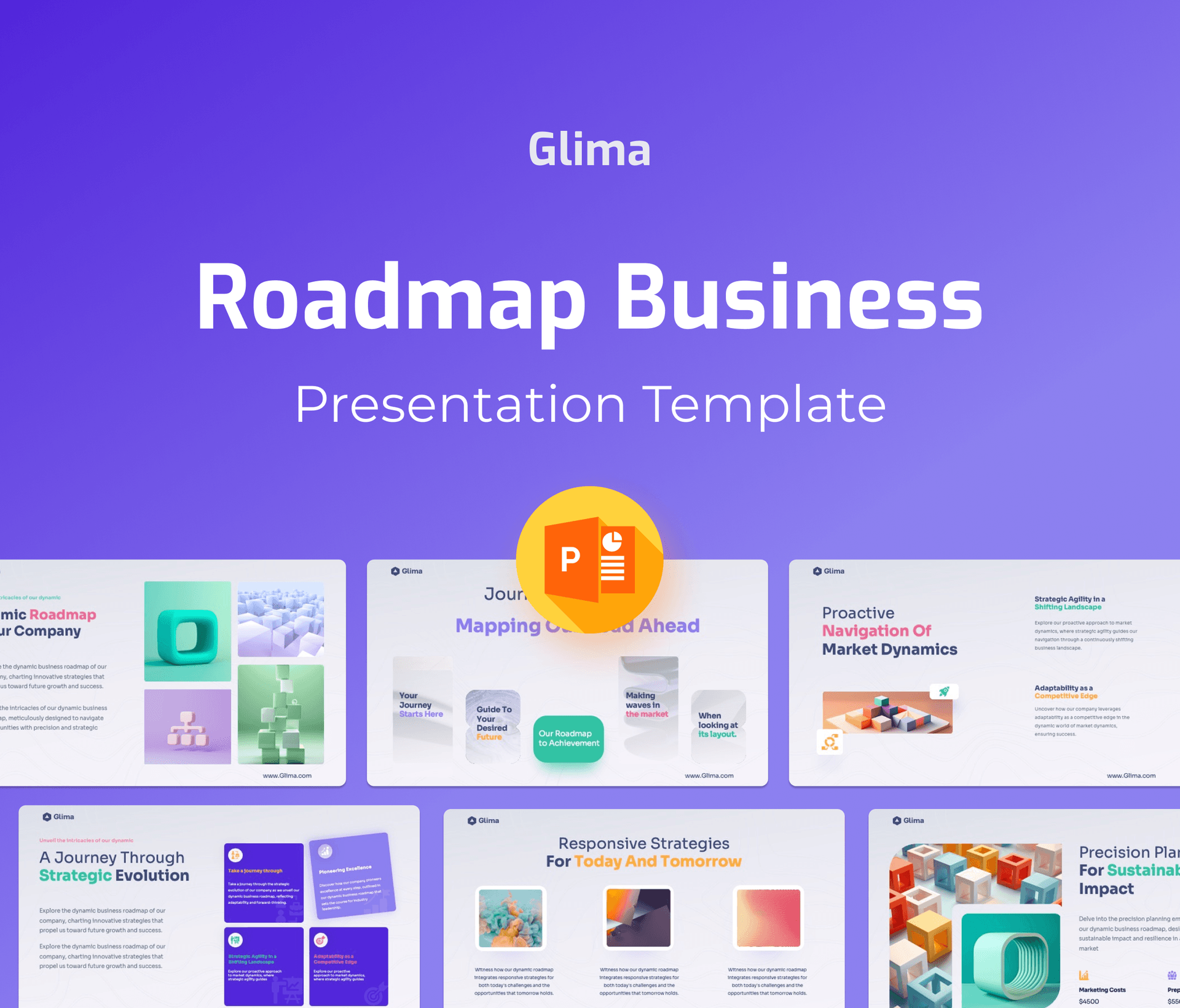 Glima- Roadmap PowerPoint Presentation Template