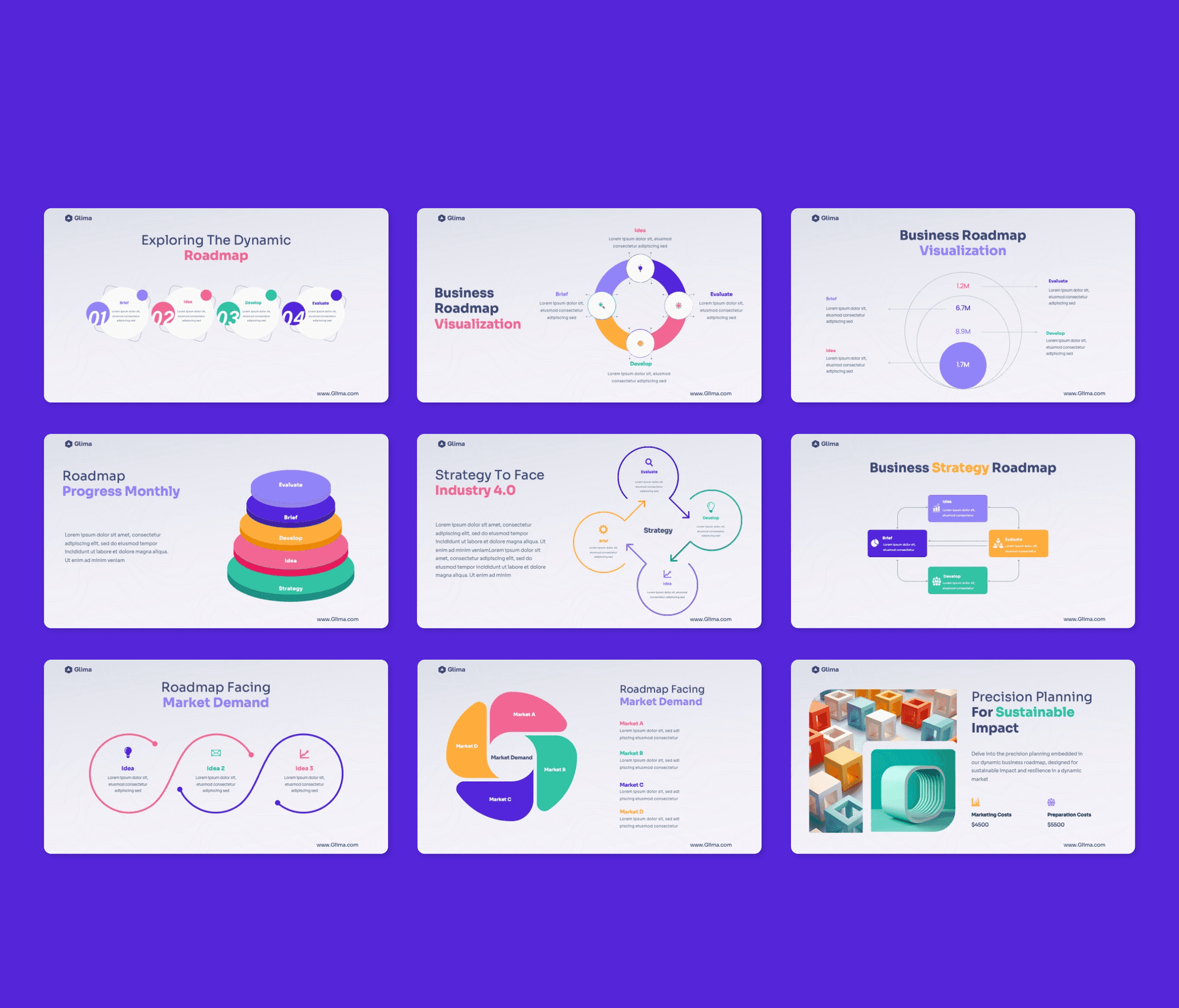 Glima- Roadmap PowerPoint Presentation Template