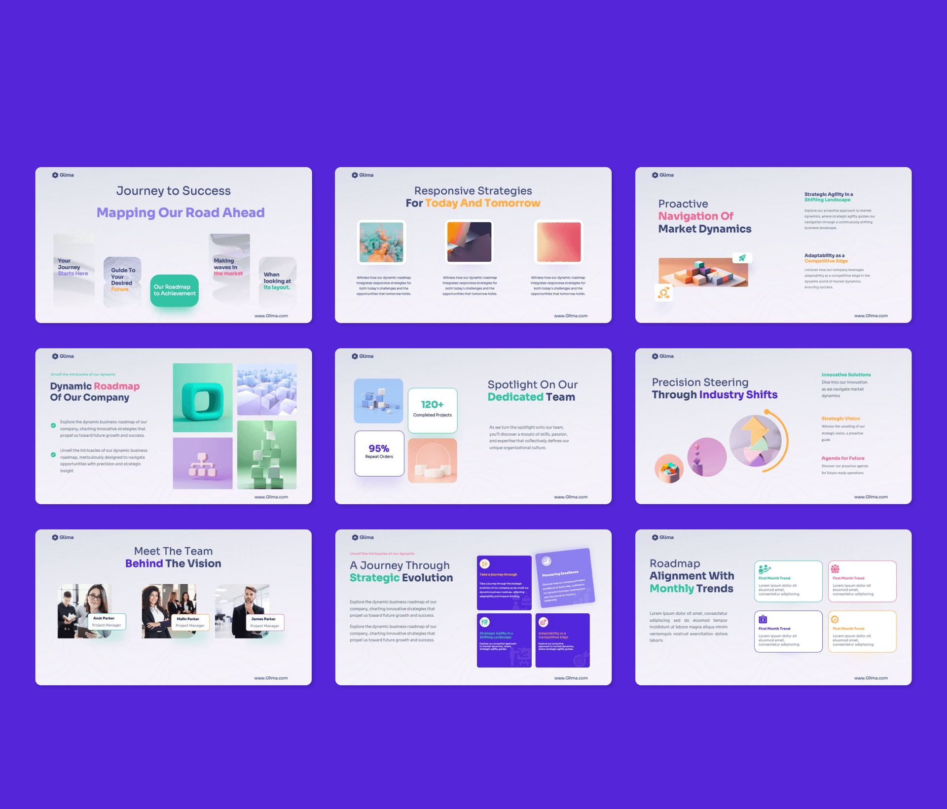 Glima- Roadmap PowerPoint Presentation Template