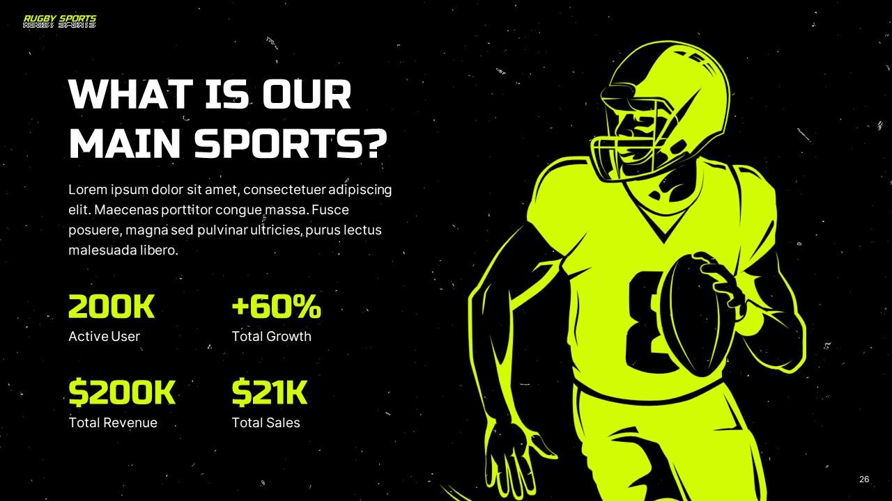 Rugby-Sports PowerPoint Template