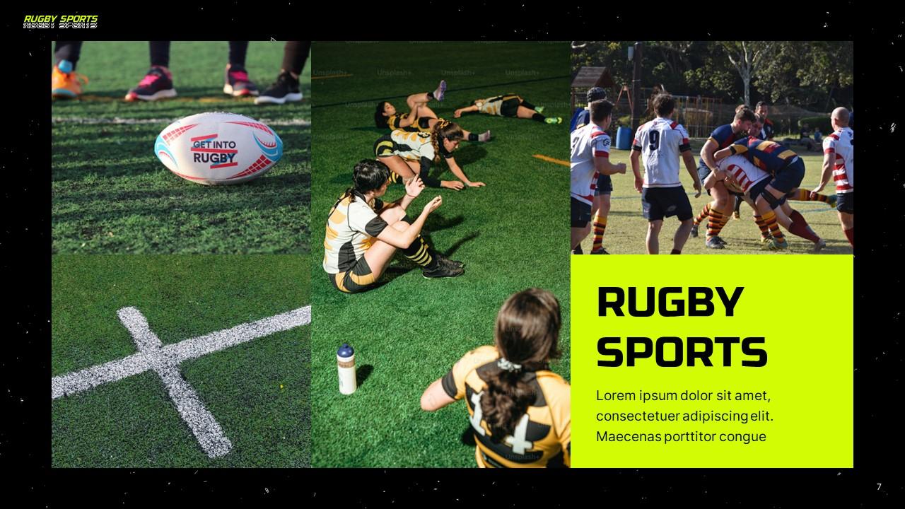 Rugby-Sports PowerPoint Template