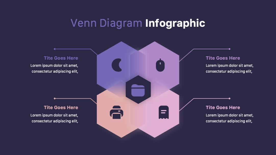 VenRam-Venn diagram PPTX Template