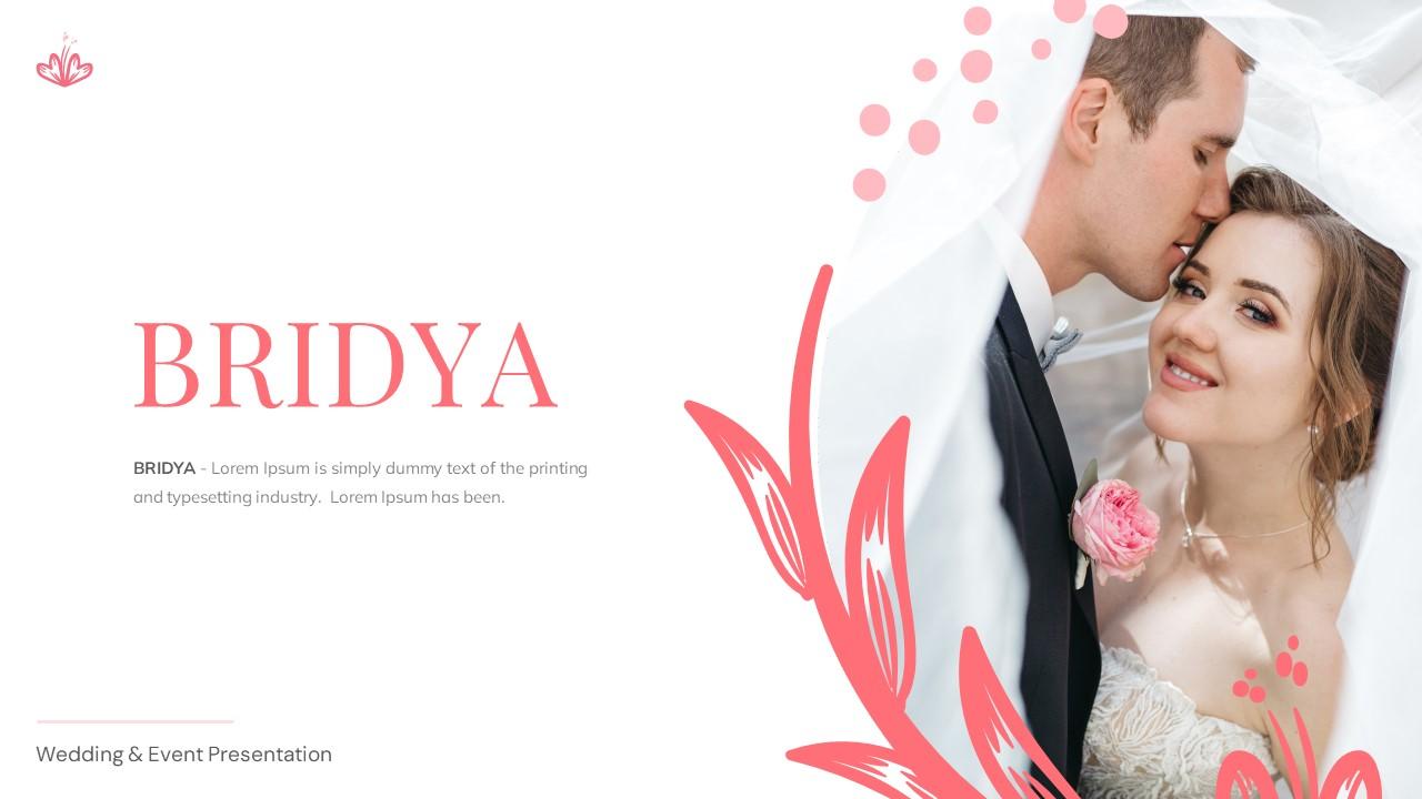 Wedding Organizer PowerPoint template