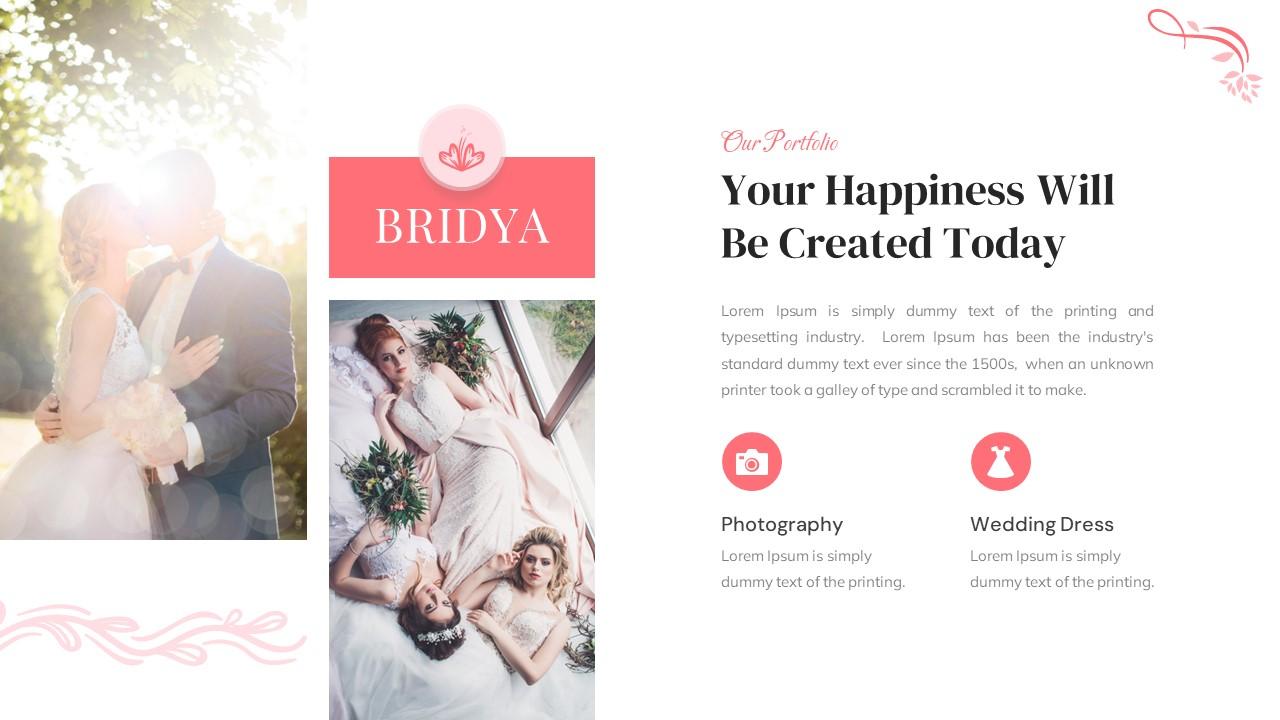 Bridya-Wedding Organizer GoogleSlide