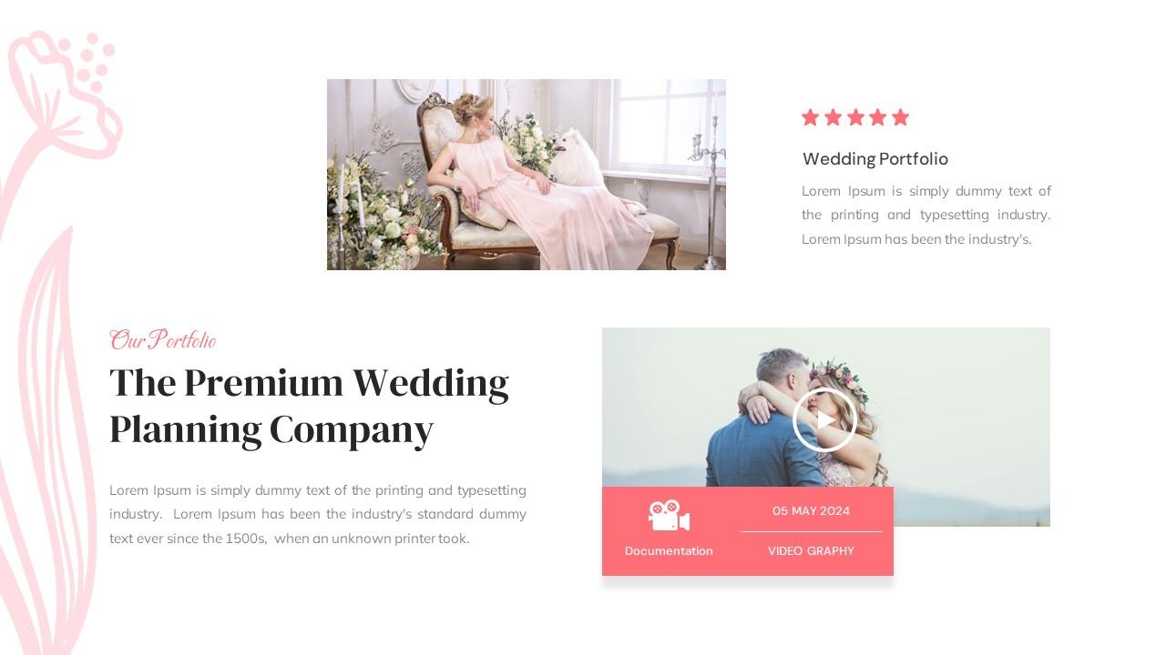 Wedding Organizer PowerPoint template