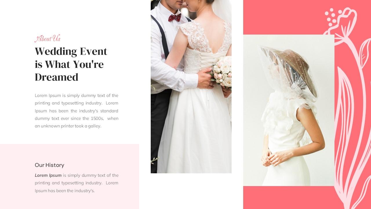 Wedding Organizer PowerPoint template