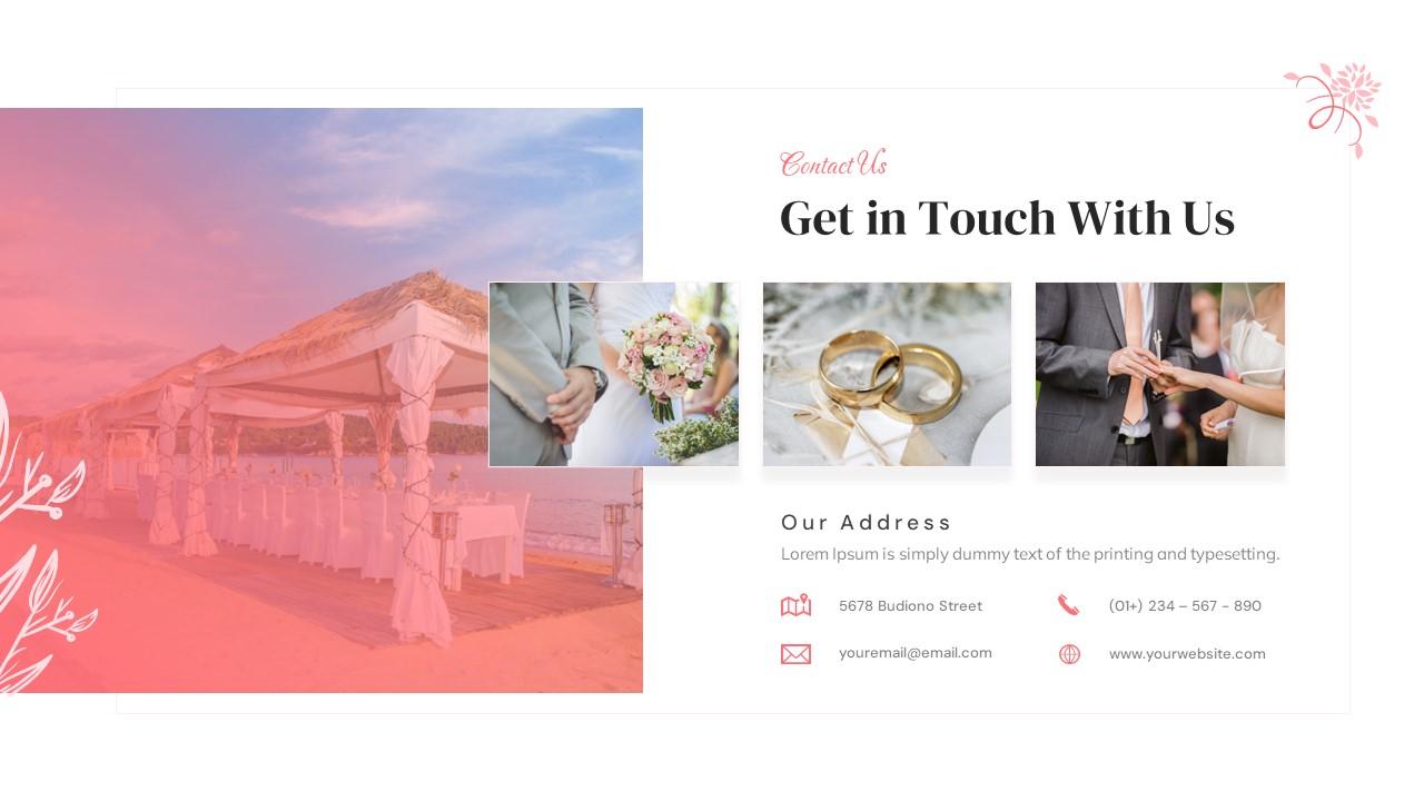 Wedding Organizer PowerPoint template